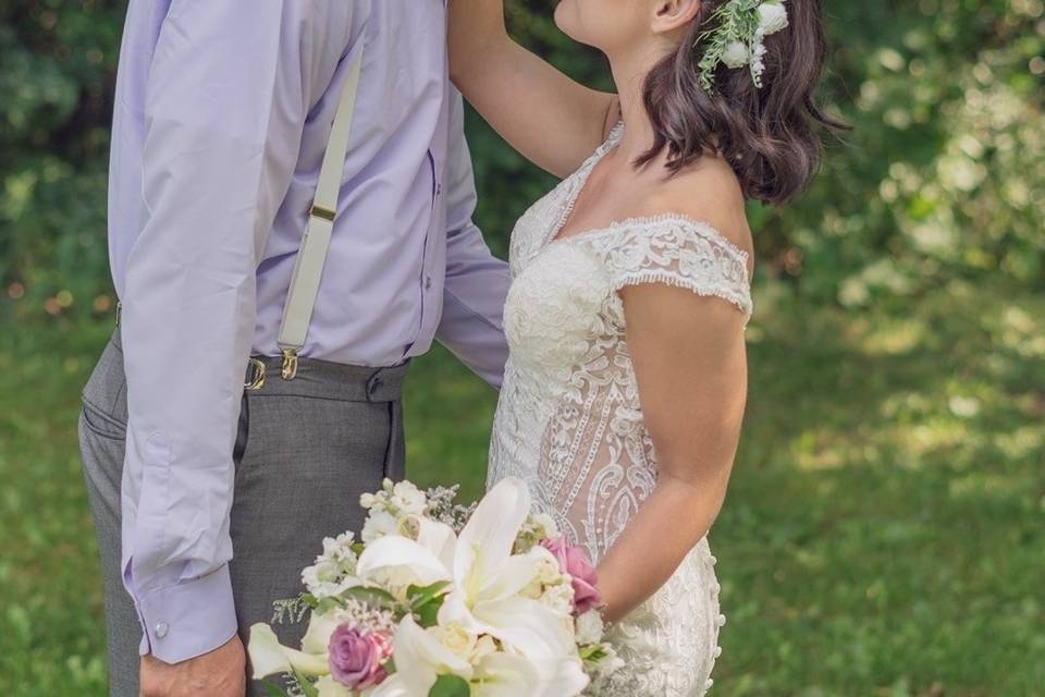 Bride's makeup