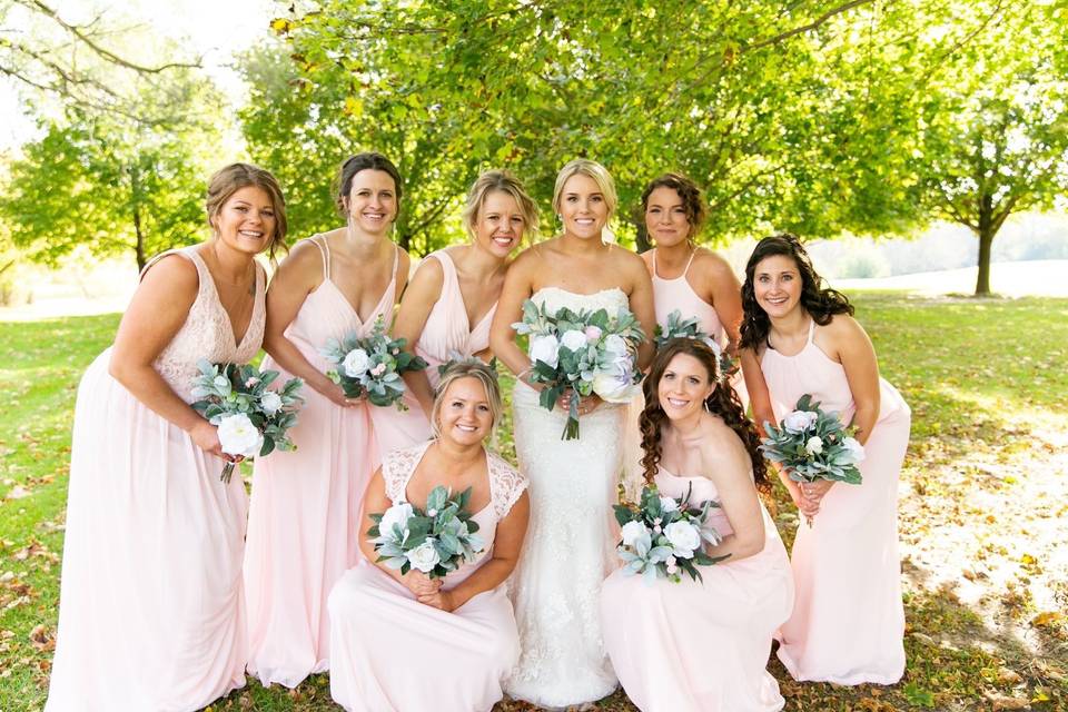 Bridal party makeup