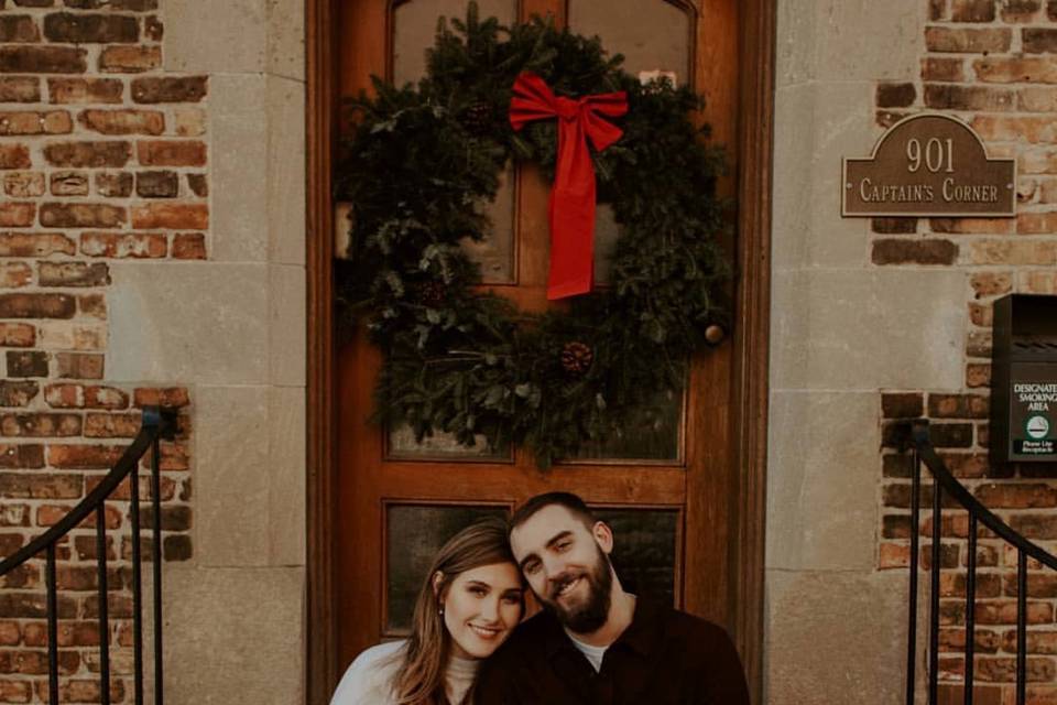 Engagement photo makeup