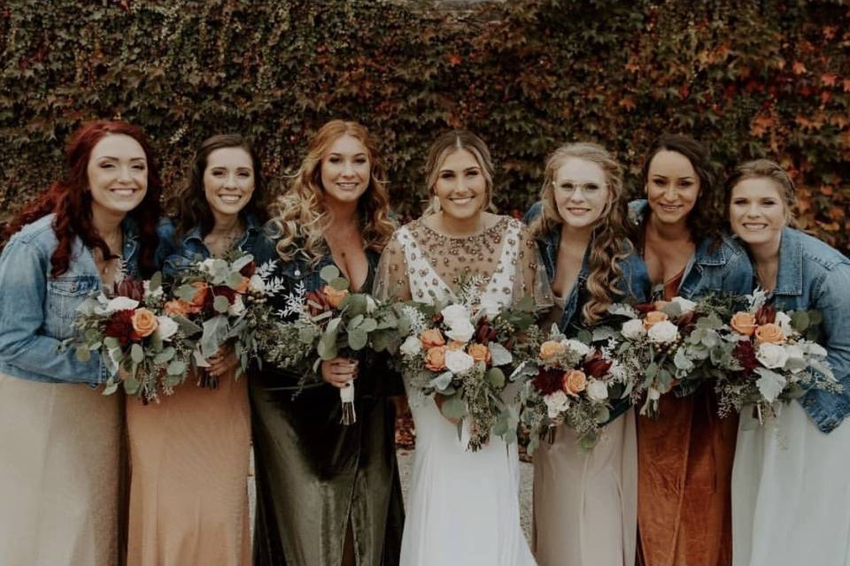 Bridal party makeup