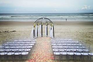 Wedding ceremony area