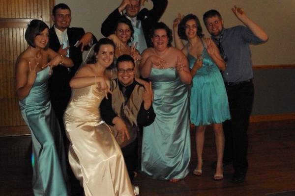 Couple & Wedding attendants