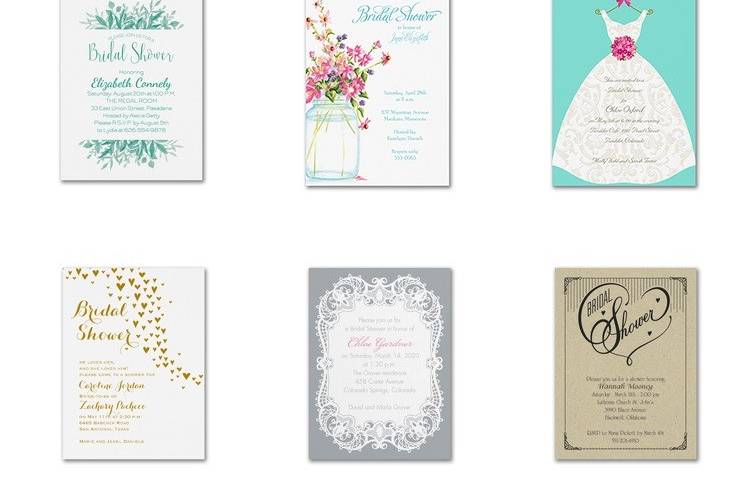 Bridal Shower Invitations