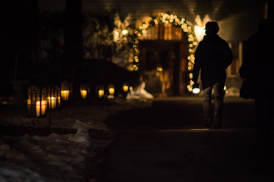 Lanterns to Carriage House