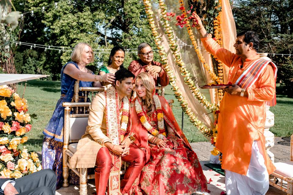 Under a Mandap