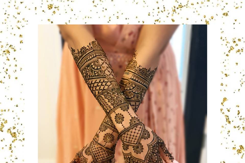 Beautiful, intricate henna