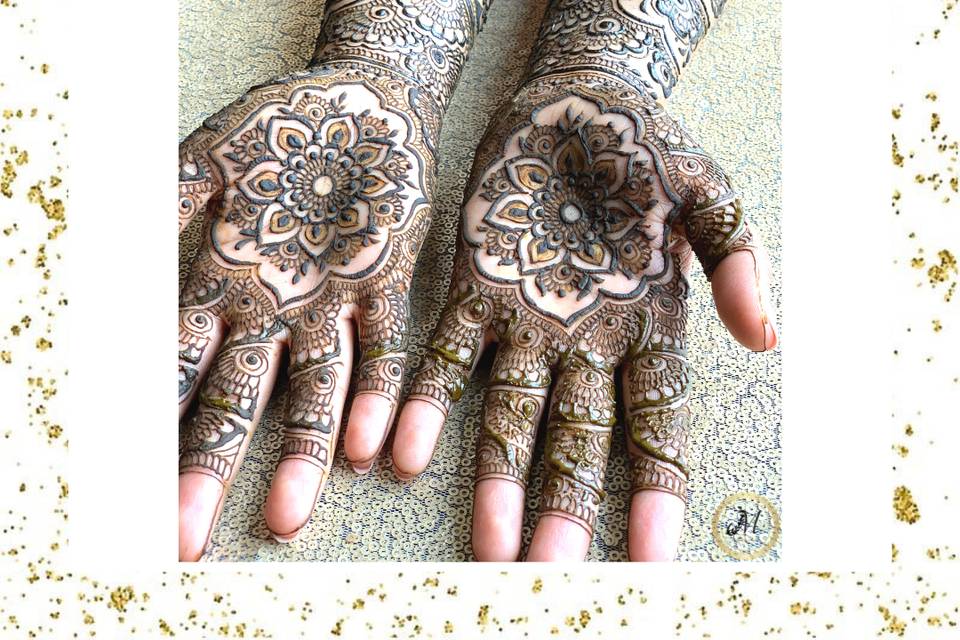 Beautiful, intricate henna