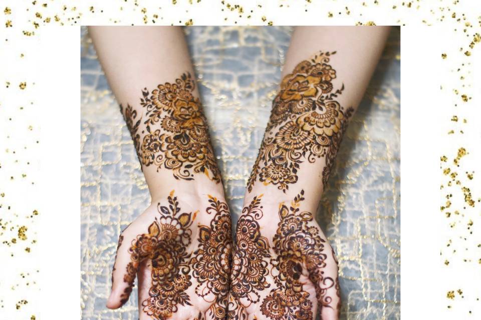 Arabic style henna
