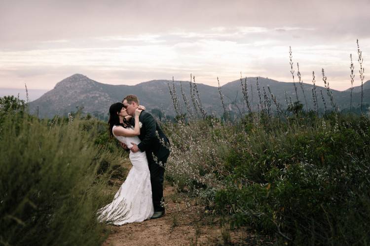 Couple kissing