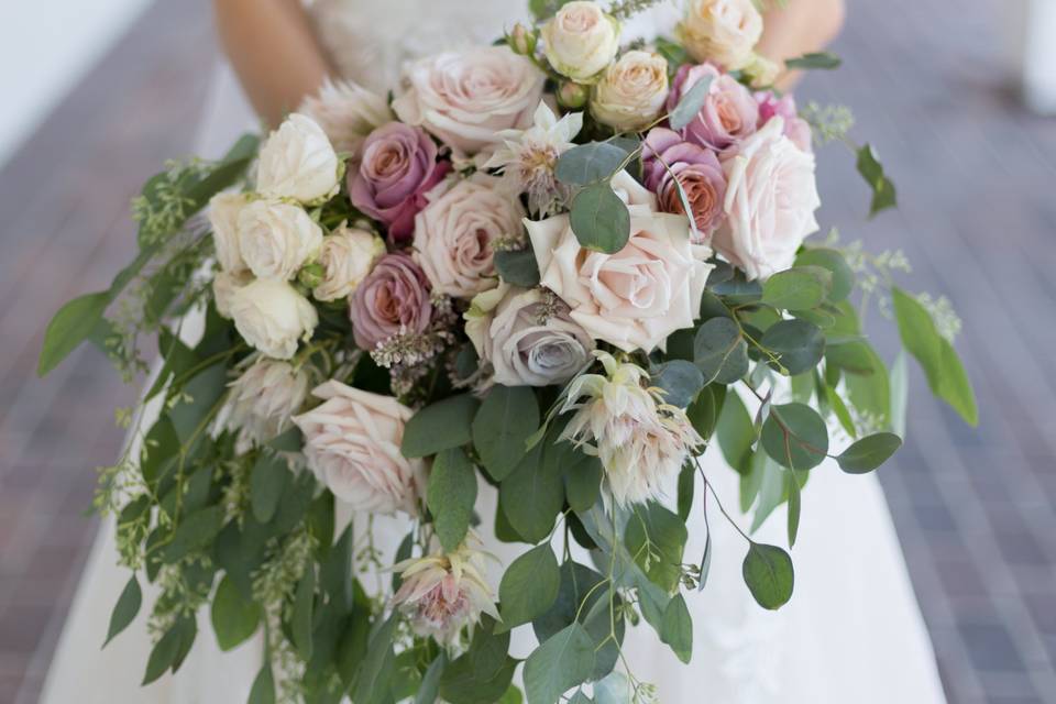 Soft Pastel Bridal Bouquet