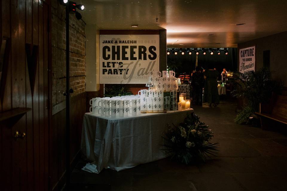 Wedding Favor Table