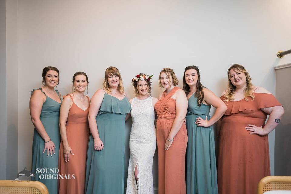 Cassidy's bridal party