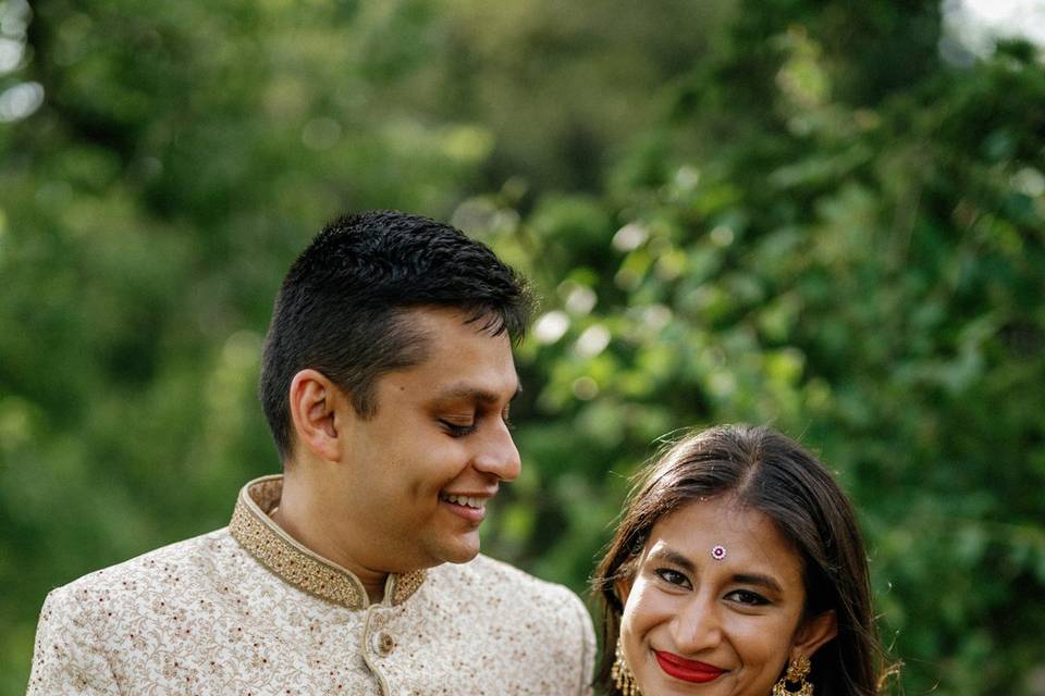 South Asian Couple Wedding