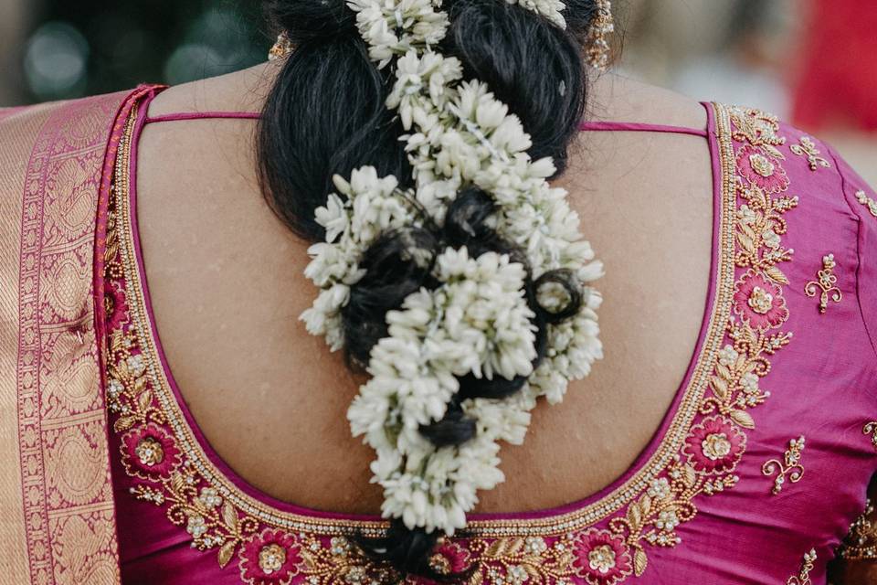 South Asian Bride hairstyle