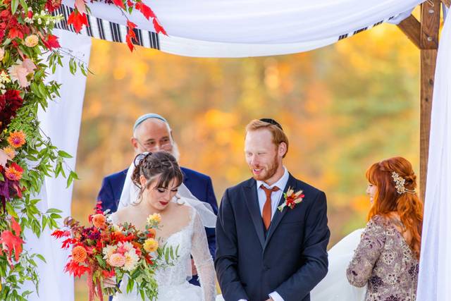 Fall Wedding at the Dam