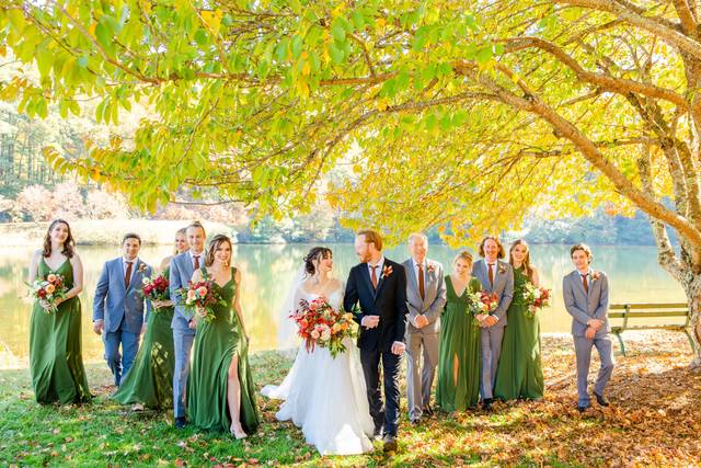 Wedding Party at the Dam