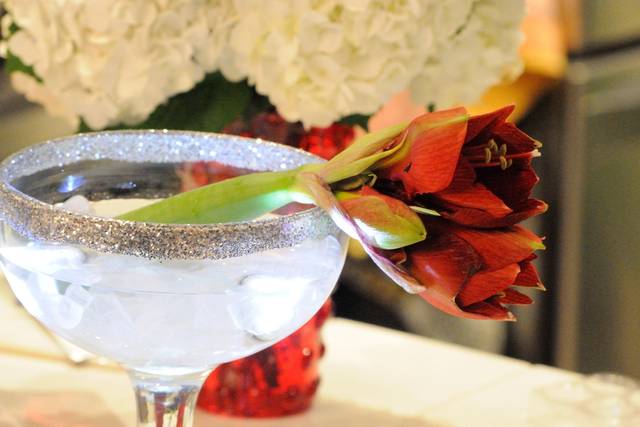 Flowers in a glass