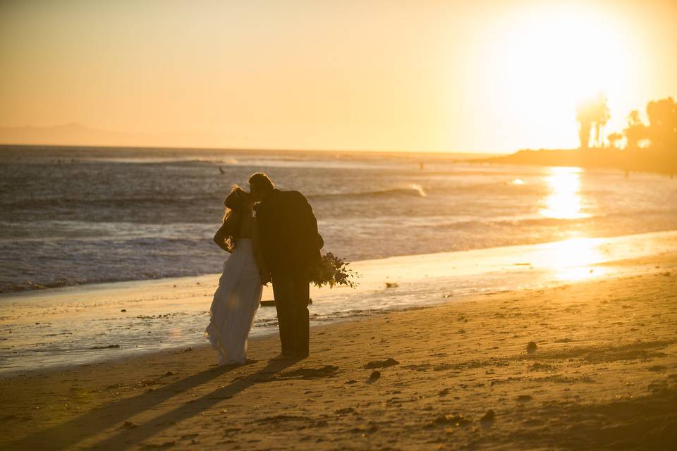 Couple kissing