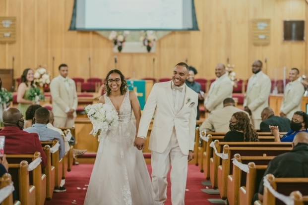 Beaming down the aisle
