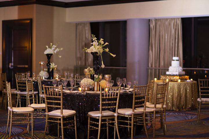 Dining area set-up