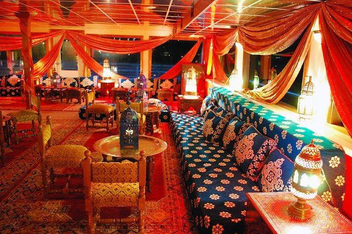 Dining area set-up