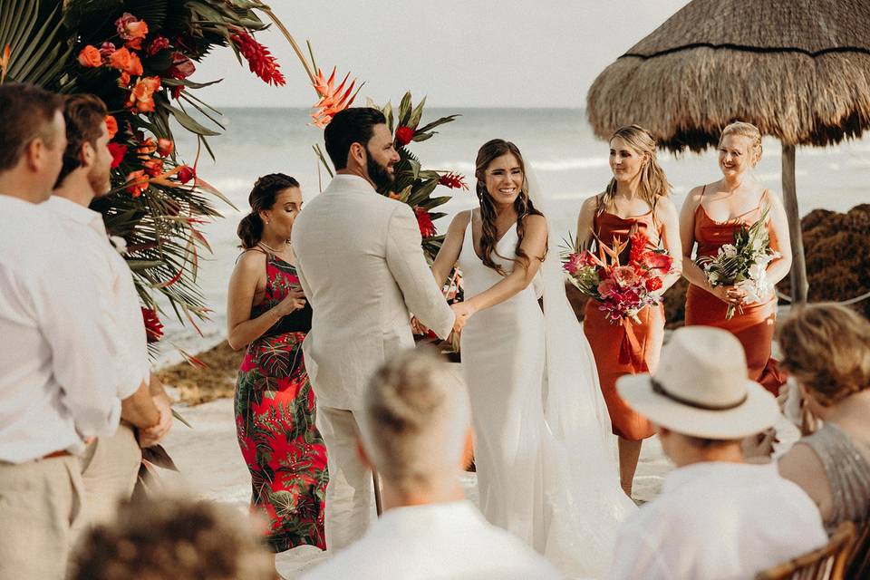 Ceremony on the beach