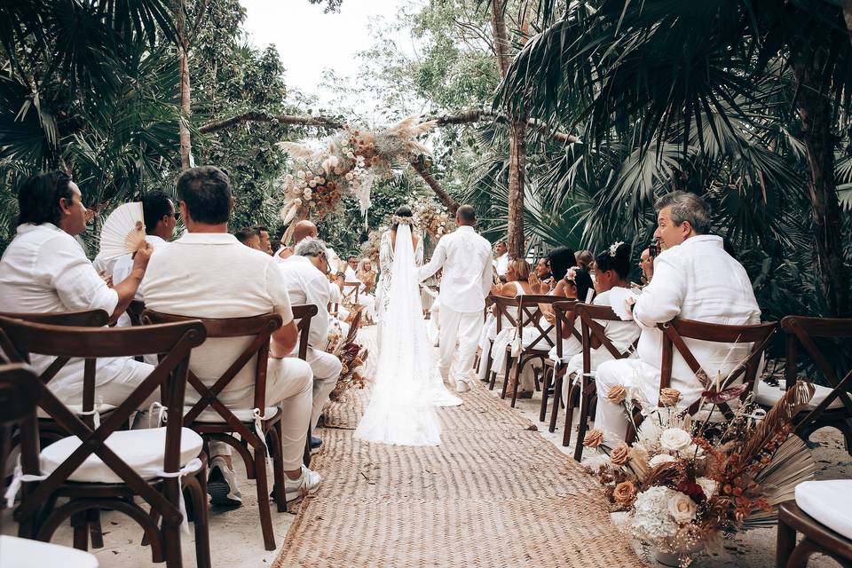 Jungle Tulum Ceremony Vessica