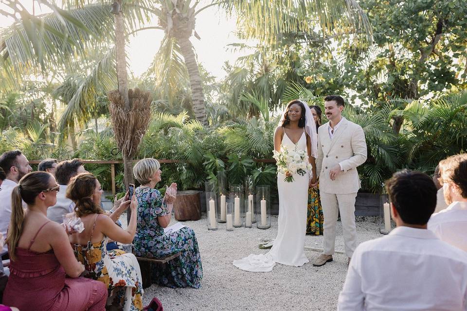 NU wedding in Tulum jungle