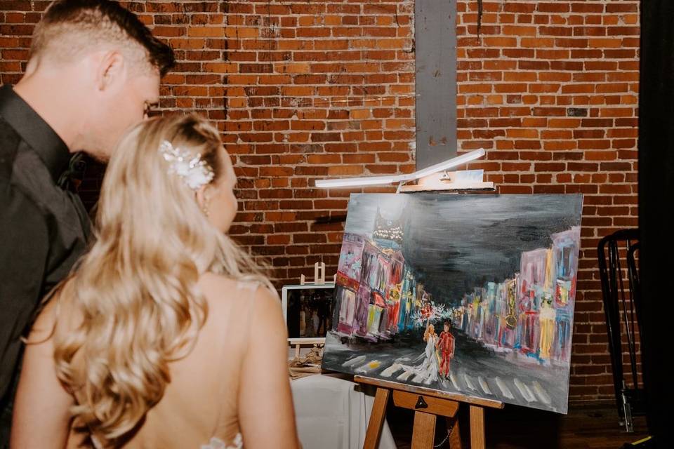 Broadway inspired painting