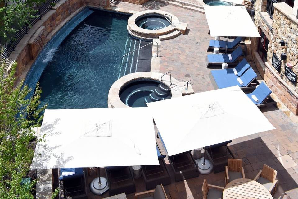 Exterior Pool View, Summer