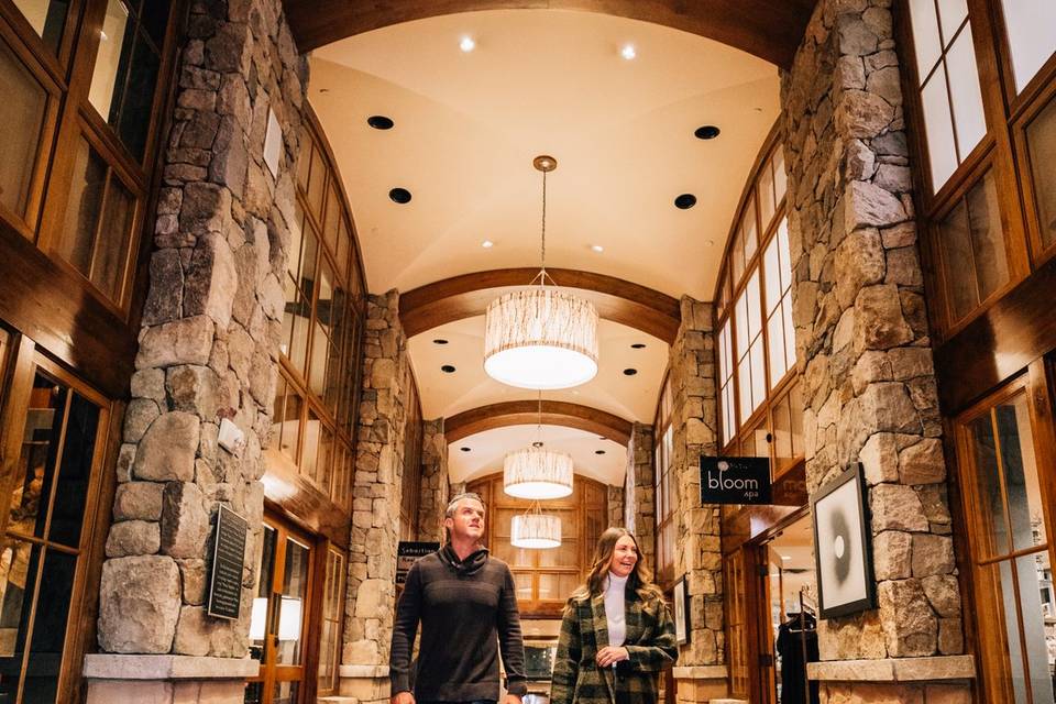 Couple in The Lobby