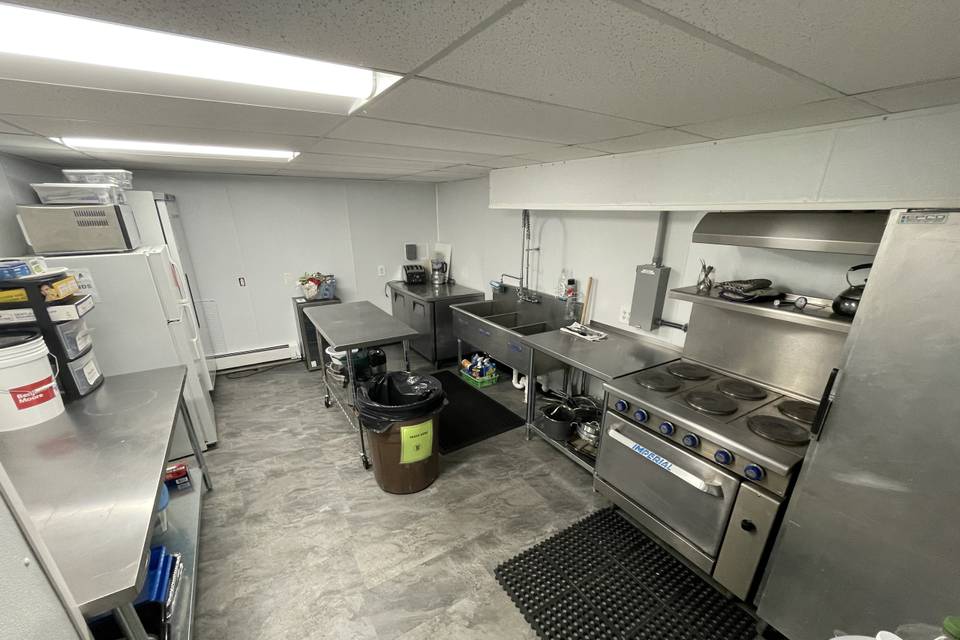 Full commercial kitchen