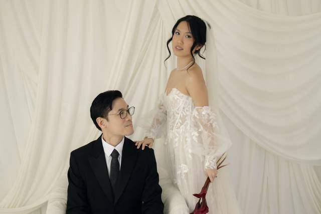 Studio wedding photos