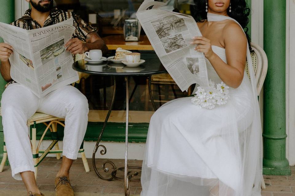Cafe couple