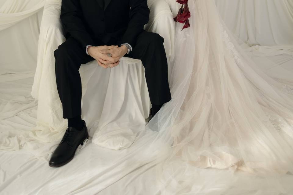 Studio wedding photos
