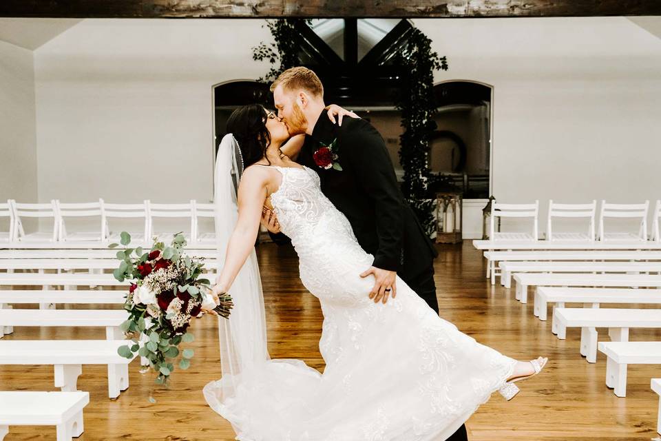 Bride and groom portraits