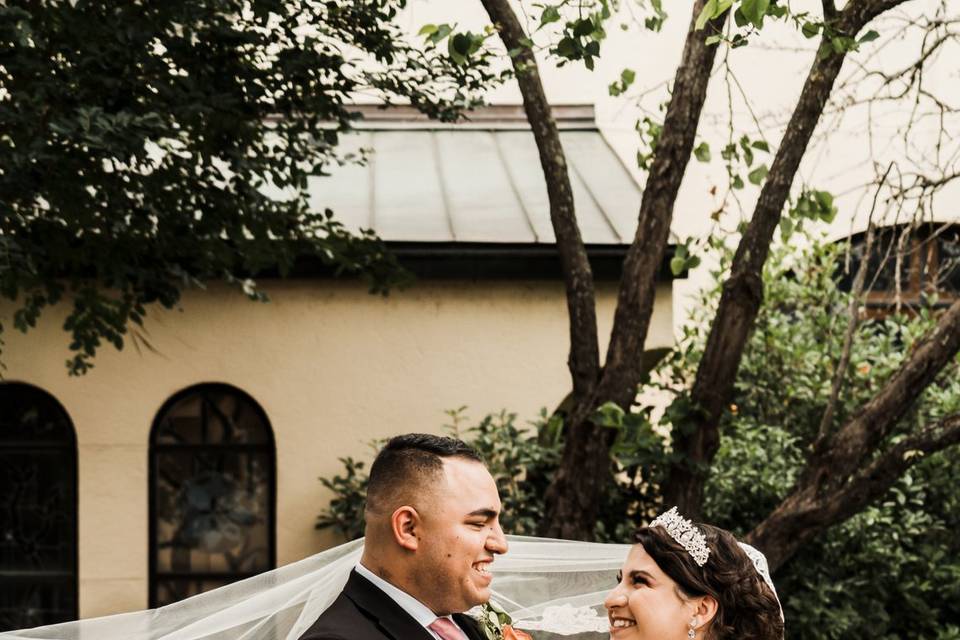 Bride and groom portraits