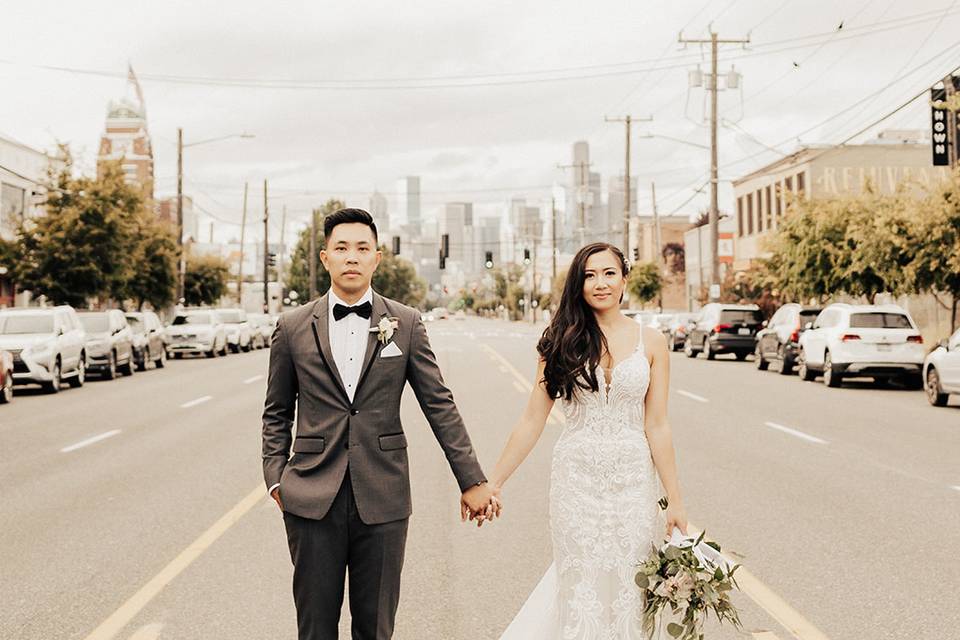 Seattle Wedding in the city