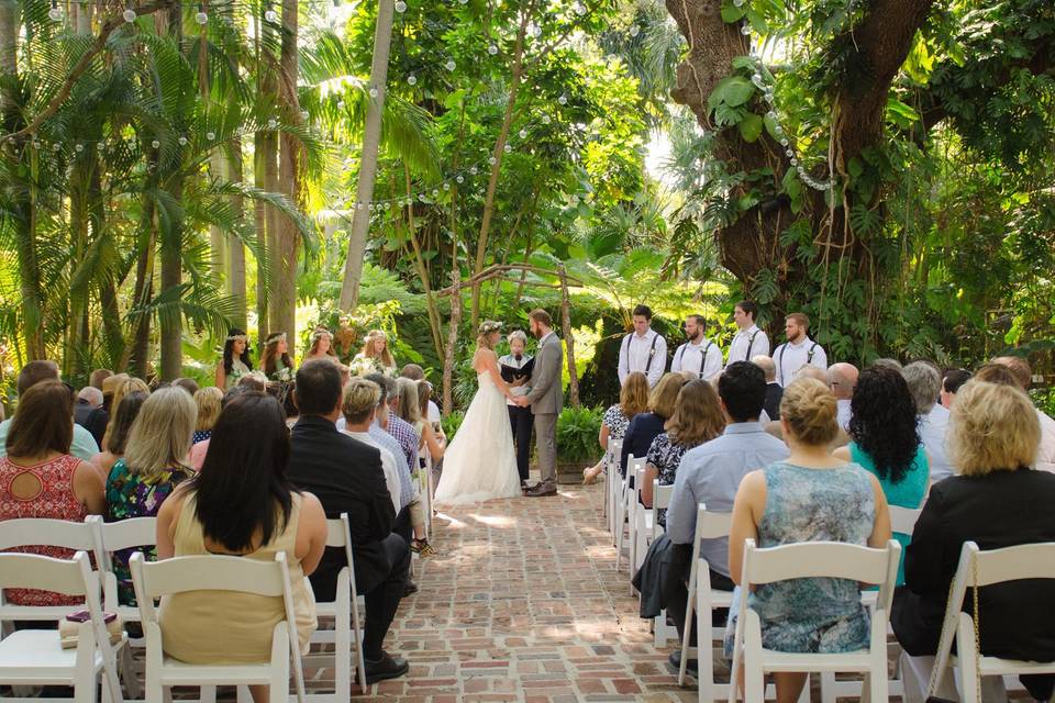 Outdoor ceremony