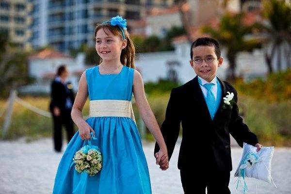 Kids at the wedding