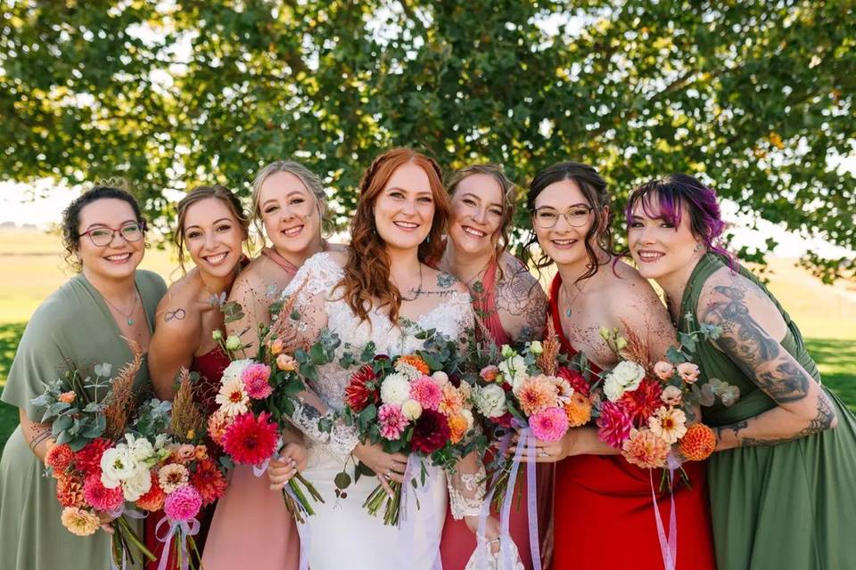 Bridal Party Makeup by MLY