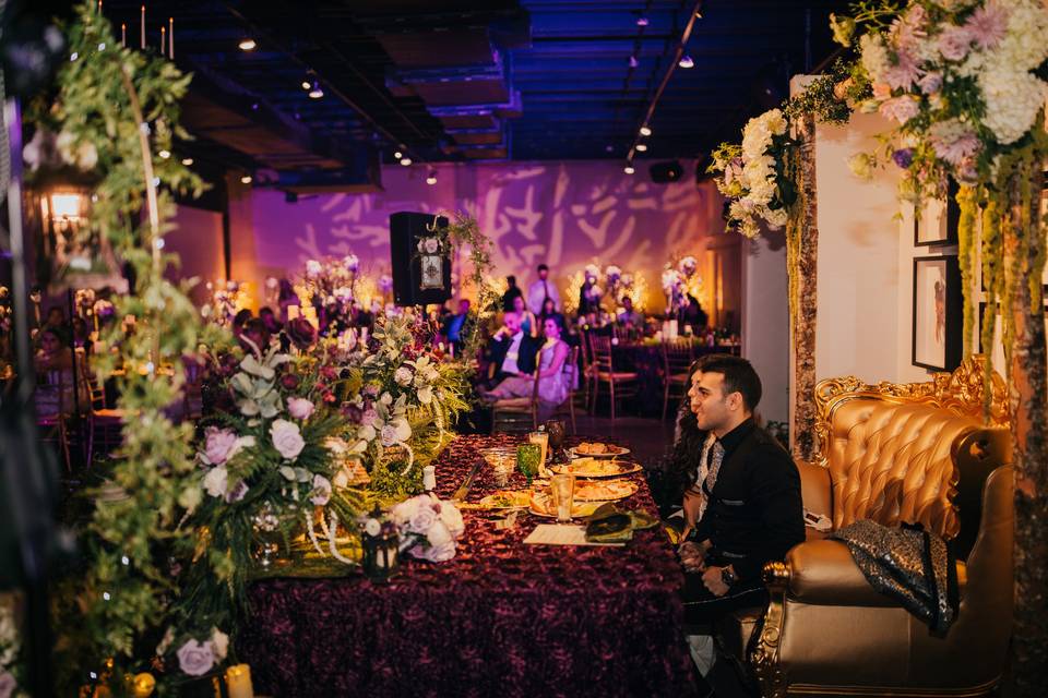 Lavish Garden Sweetheart Table