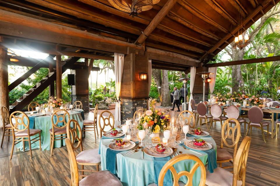 Modern Colorful Reception