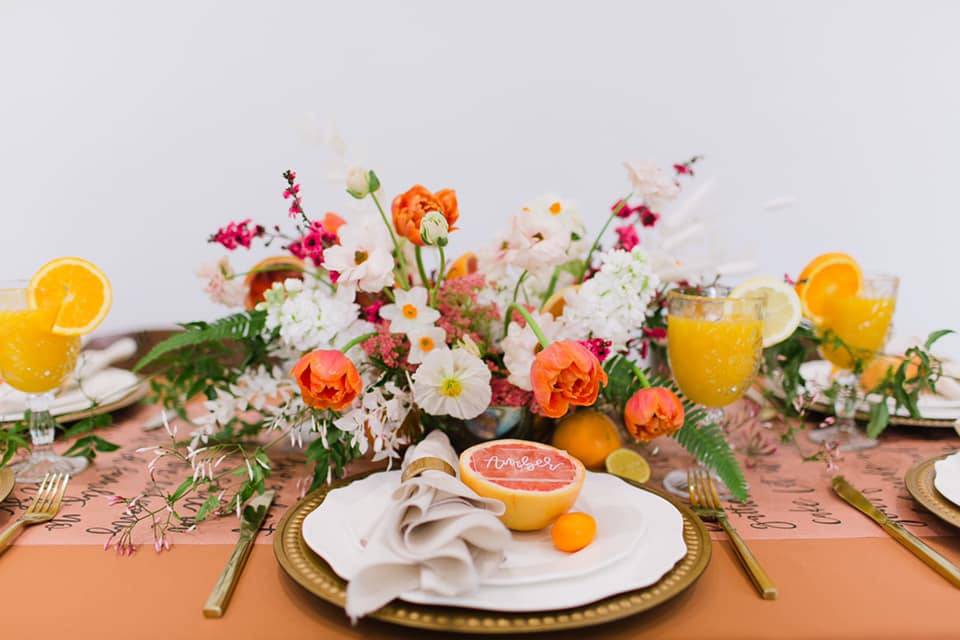 Colorful table setting -  Moch Snyder
