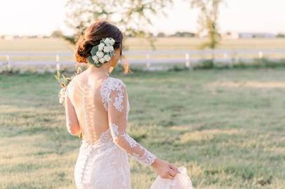 Vintage lace gown - CG Photography