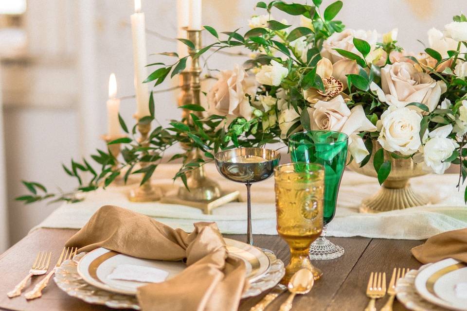 Vintage Tablescape