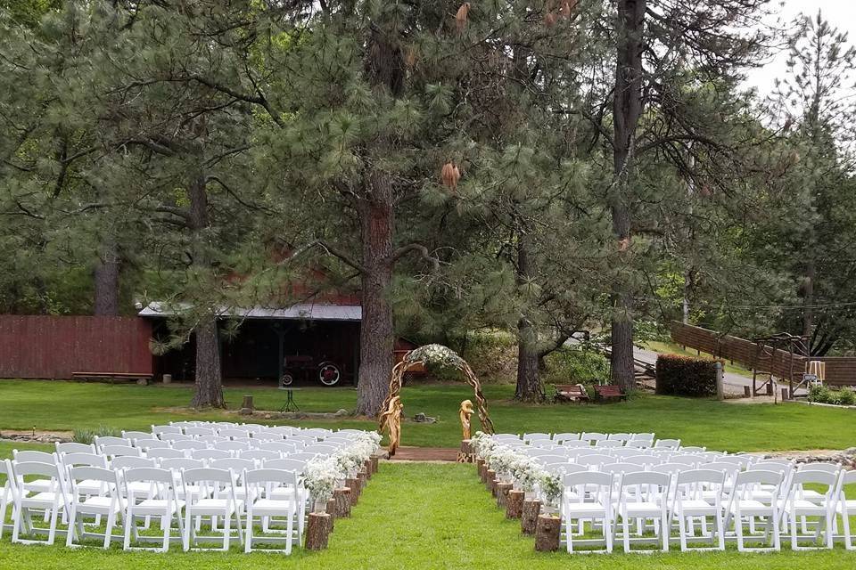 Garden wedding