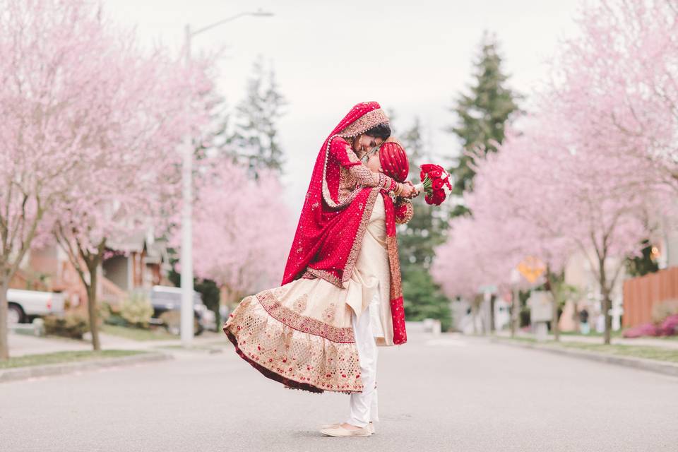 Spring wedding