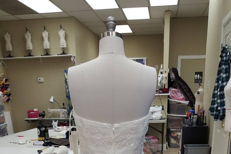 Sample dress alteration