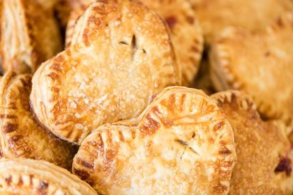 Heart shaped hand pies